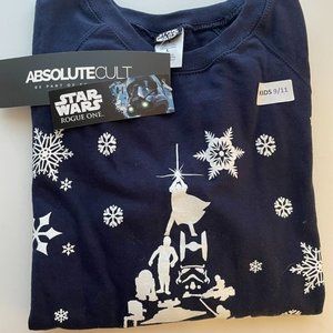 STAR WARS CHRISTMAS NWT T-SHIRT LONG SLEEVE